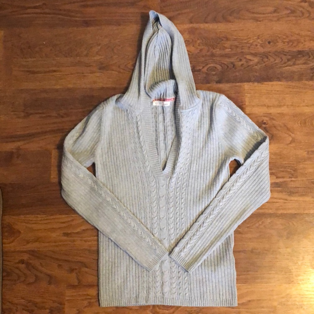 Old Navy V neck sweater with hood